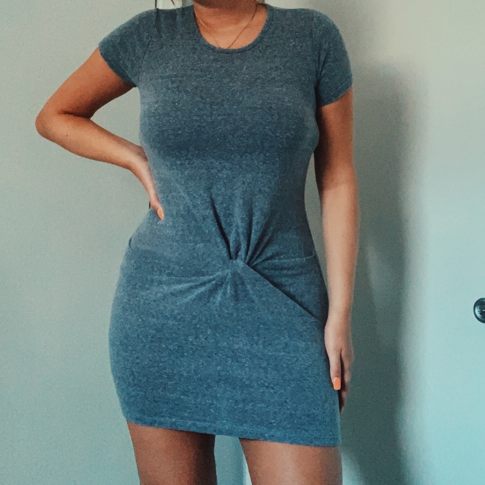 Heathered T-shirt Bodycon Dress